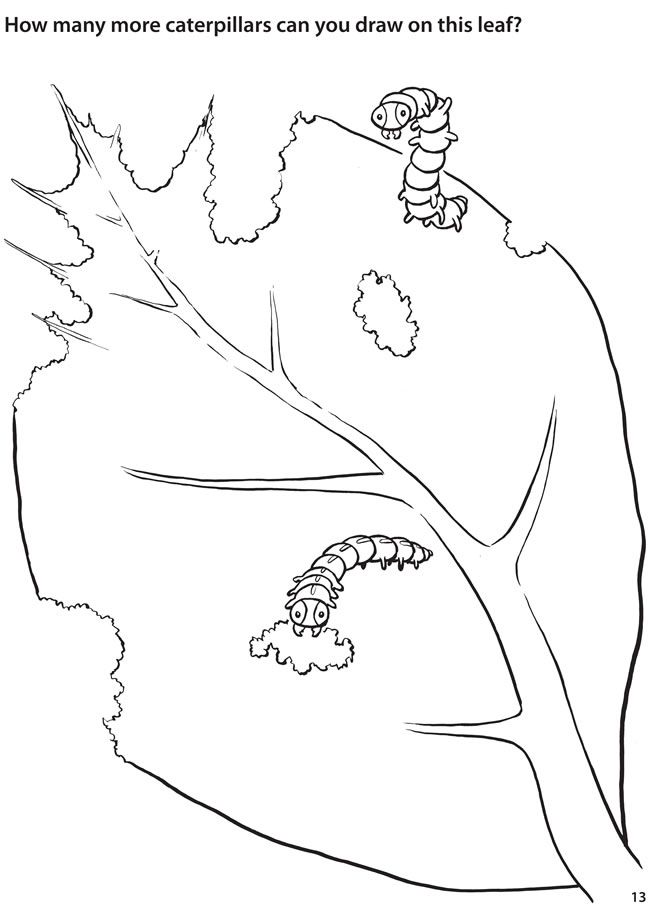 Very hungry caterpillars! | Coloring pages