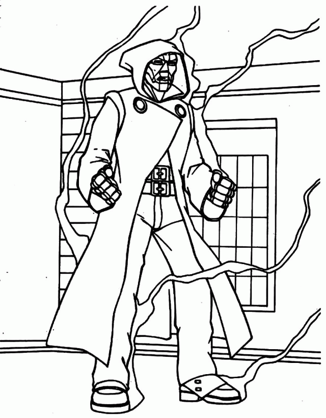 Fantastic Four Coloring Page - Coloring Home