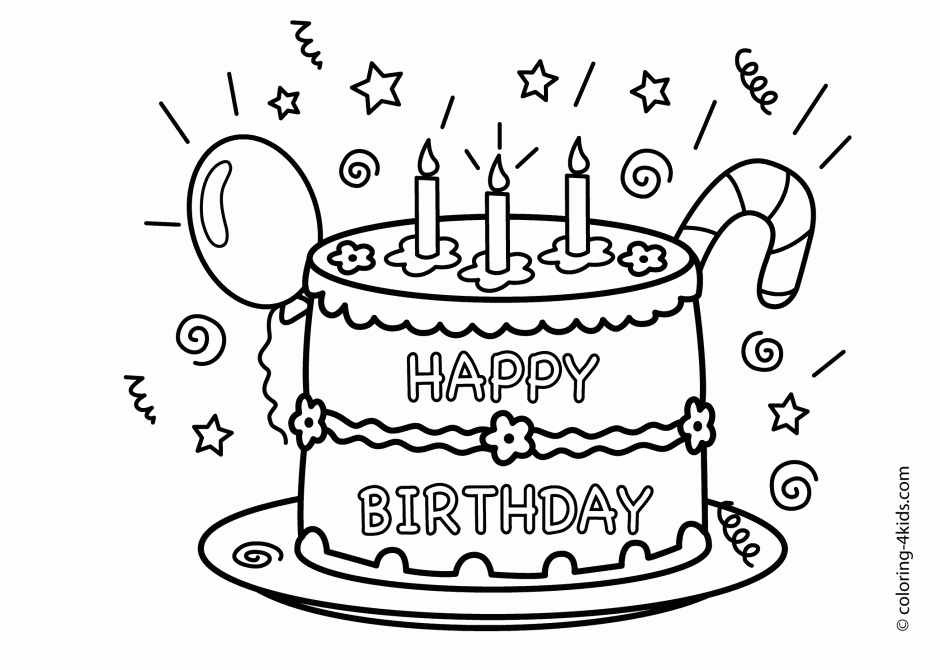Mom Birthday Coloring Pages - Coloring Home