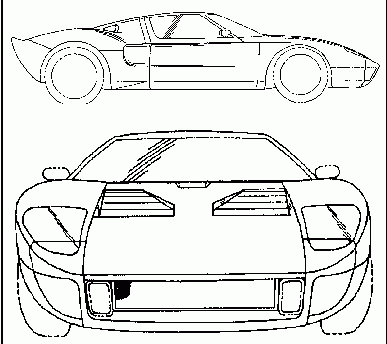 Mustang Car Coloring Pages  Coloring Home
