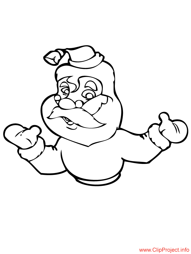 Mrs Claus Coloring Page