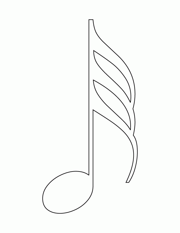 Free Download Musical Note Coloring Page Free Printable Hd 