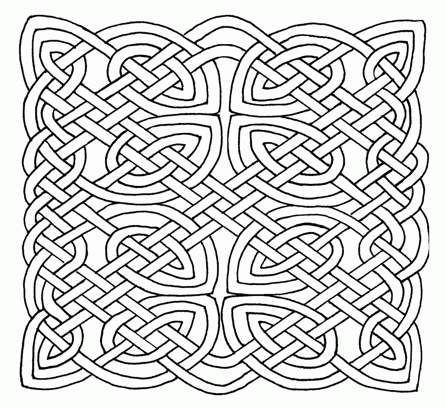 Celtic Design Coloring Pages Coloring Home