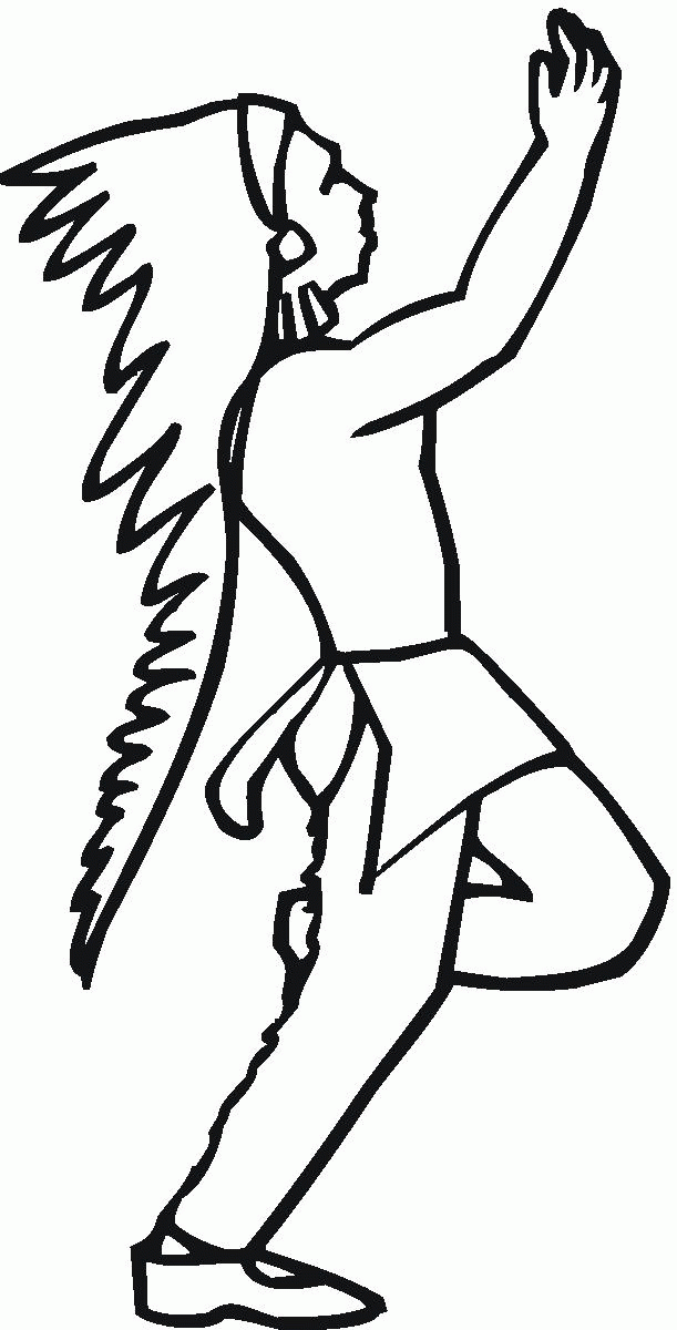 Native Dancer Coloring Pages