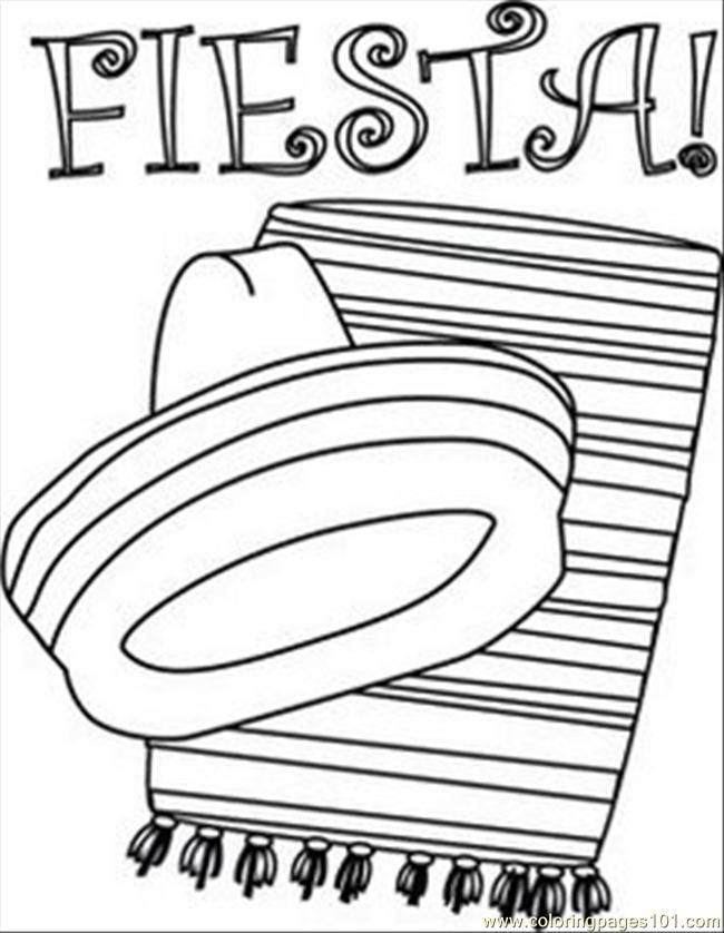 Mexican Fiesta Coloring Pages - Coloring Home
