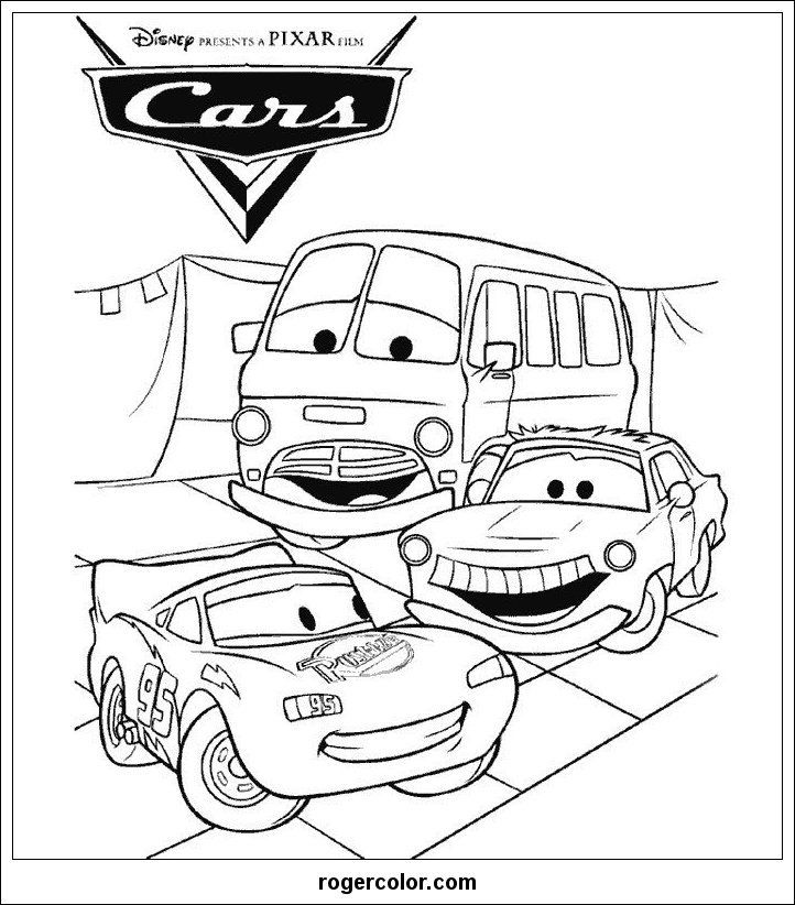 Cars Pixar Coloring Pages - Coloring Home
