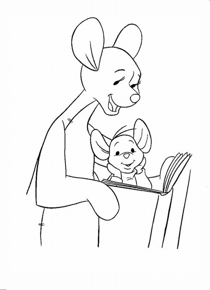 kanga winnie the pooh coloring pages - photo #15