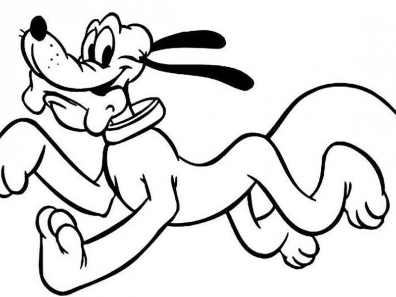 Disney Baby Pluto Coloring Pages | Best Cartoon Wallpaper