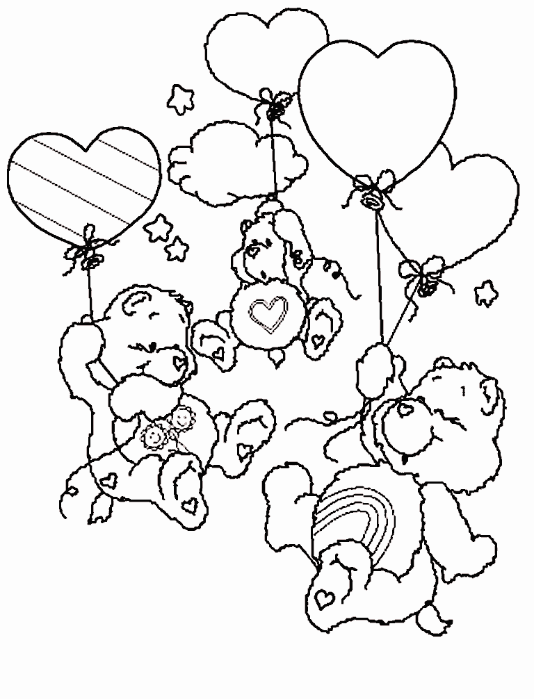 Care Bear Coloring Pages | Learn To Coloring