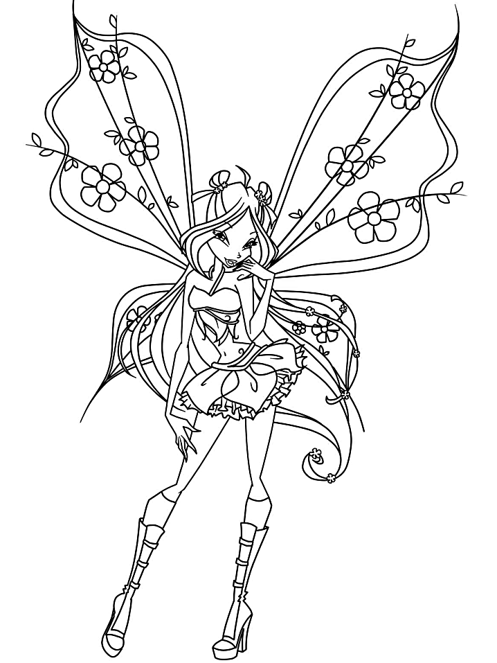 Fairies 17 Fantasy Coloring Pages & Coloring Book