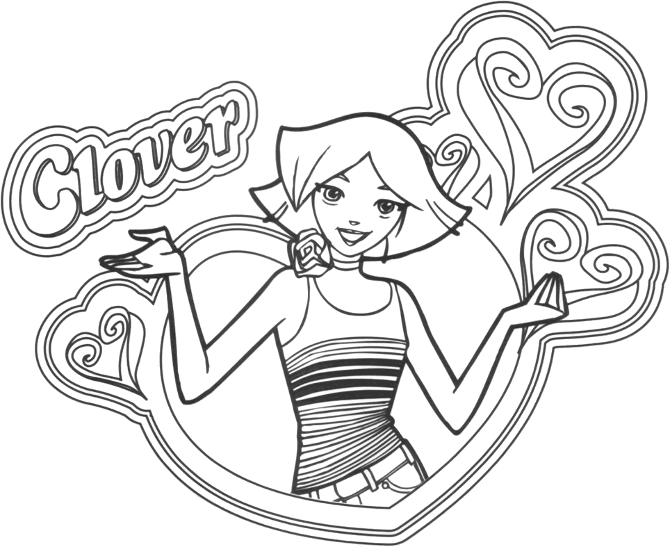 Totally Spies Coloring Pages - Free Printable Coloring Pages 