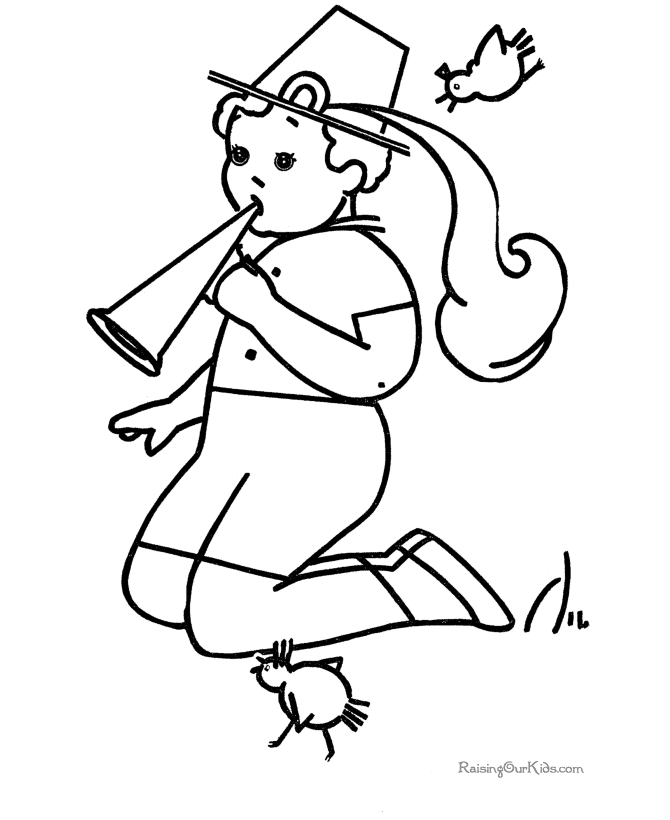 the mirror coloring pages girl clearing