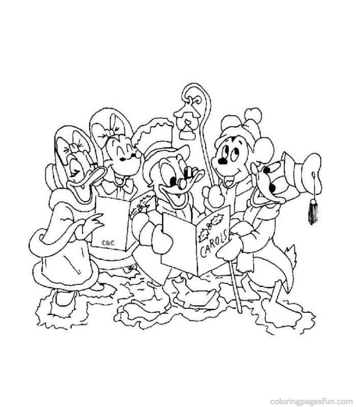 Christmas Disney Coloring Pages 4 | Free Printable Coloring Pages 