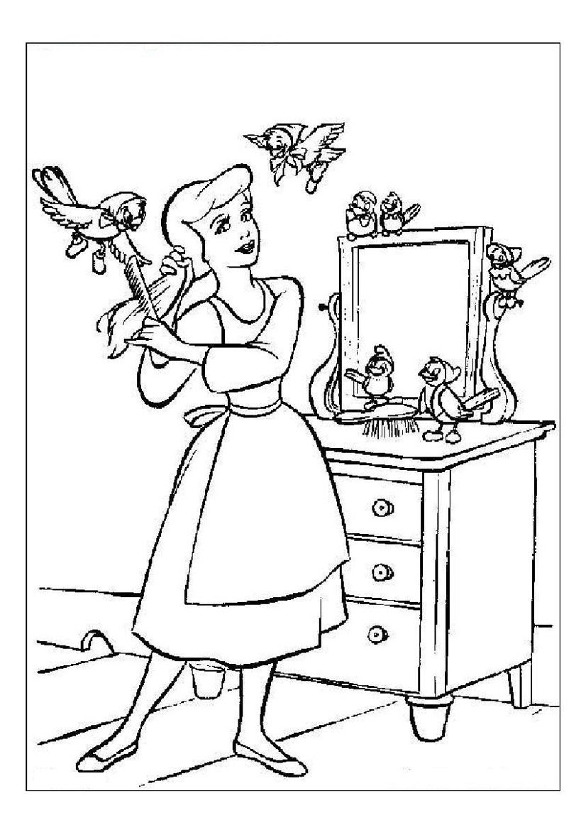 Cinderella Coloring Pages | Free Coloring Pages