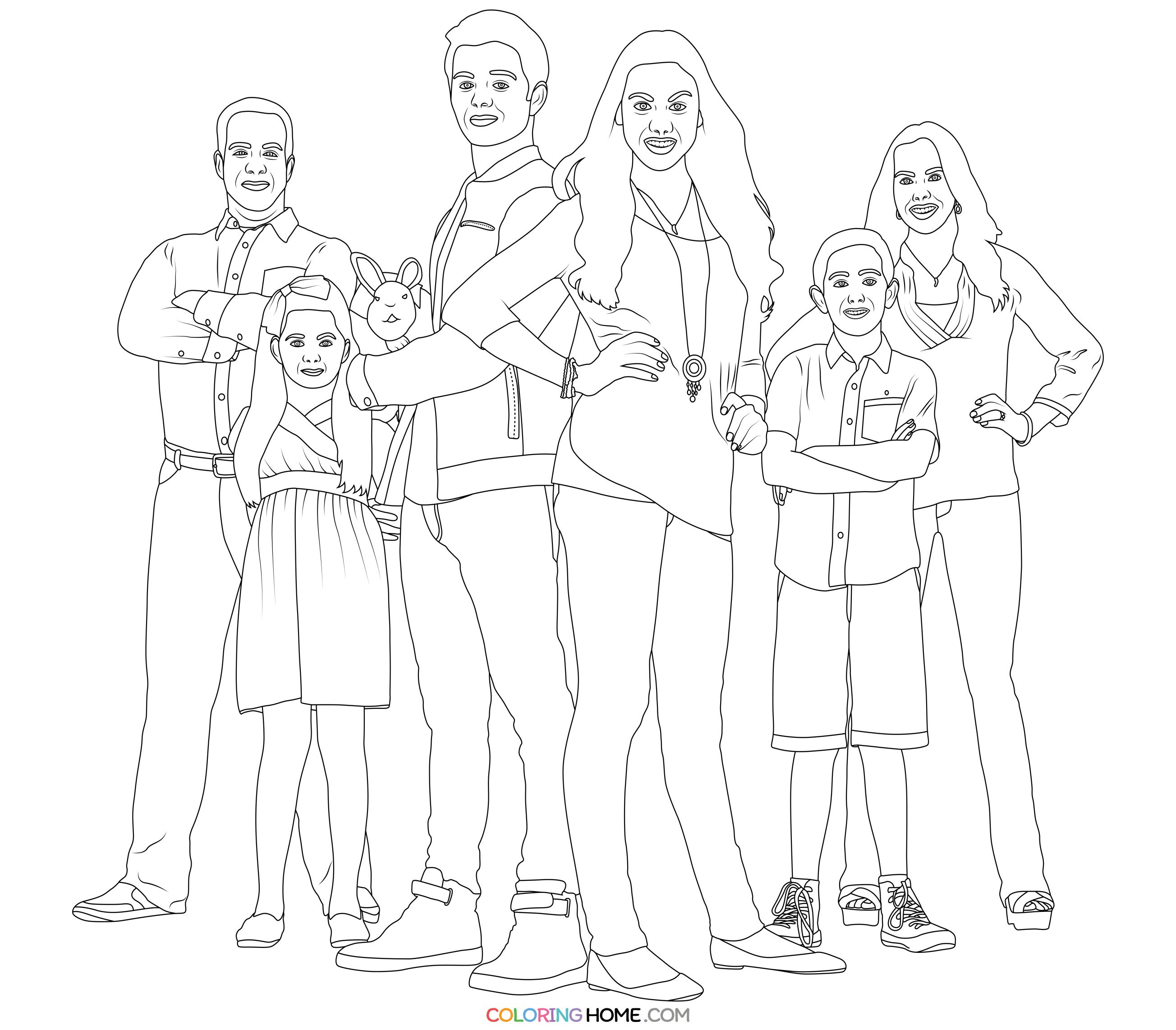 The Thundermans coloring page