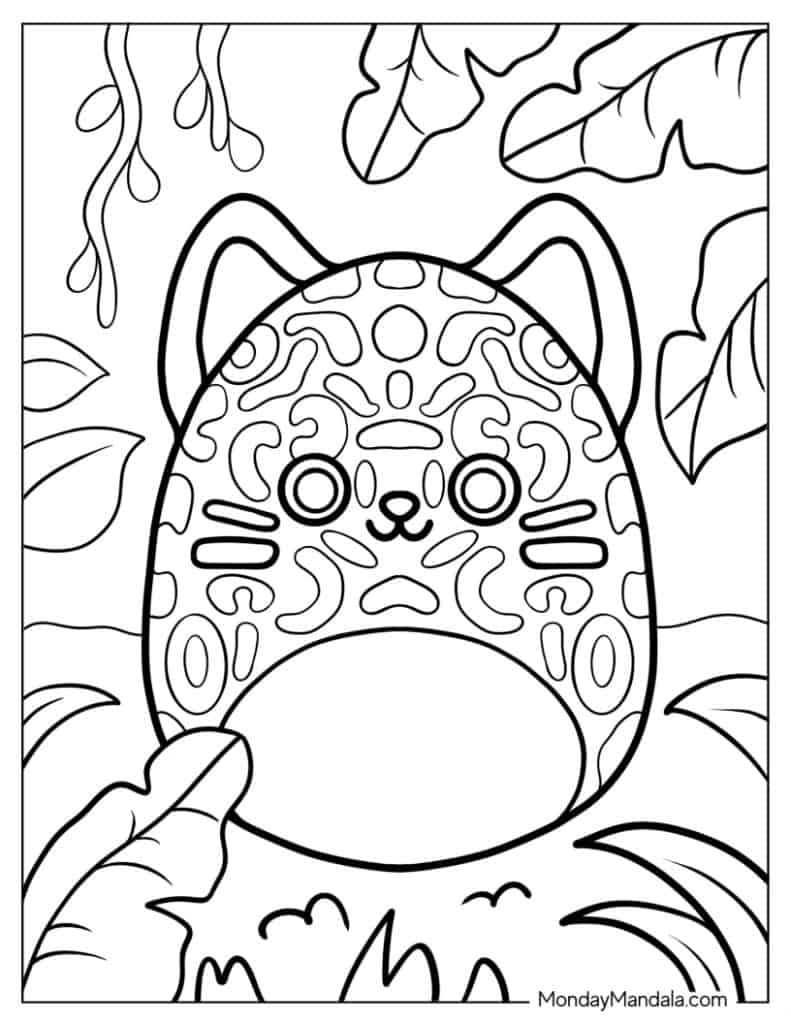 50 Squishmallow Coloring Pages (Free ...