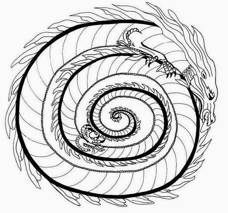 9 Pics of Celtic Dragon Mandala Coloring Pages - Celtic Dragon ...
