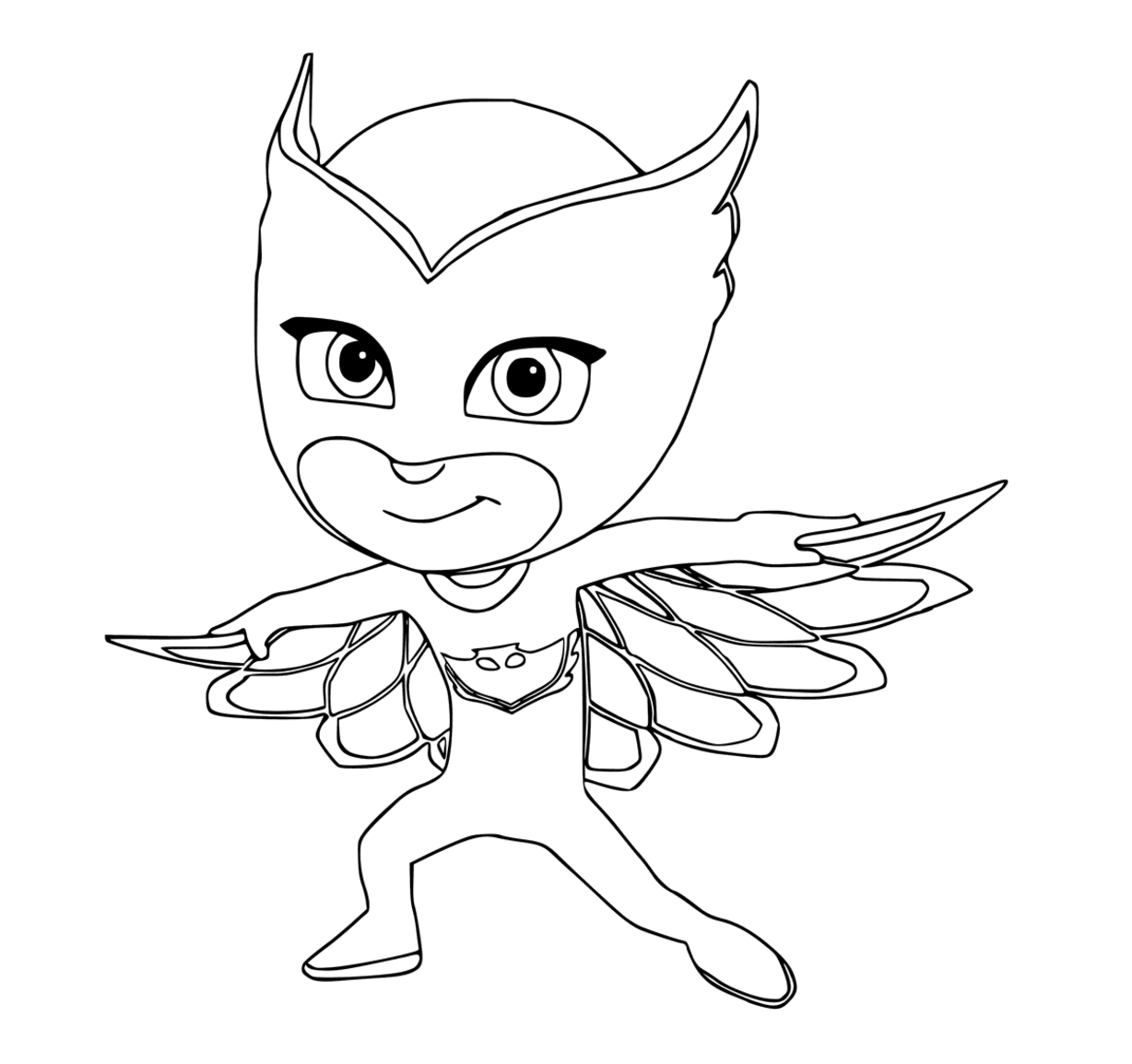 Owlette Colouring Page - Coloring Home