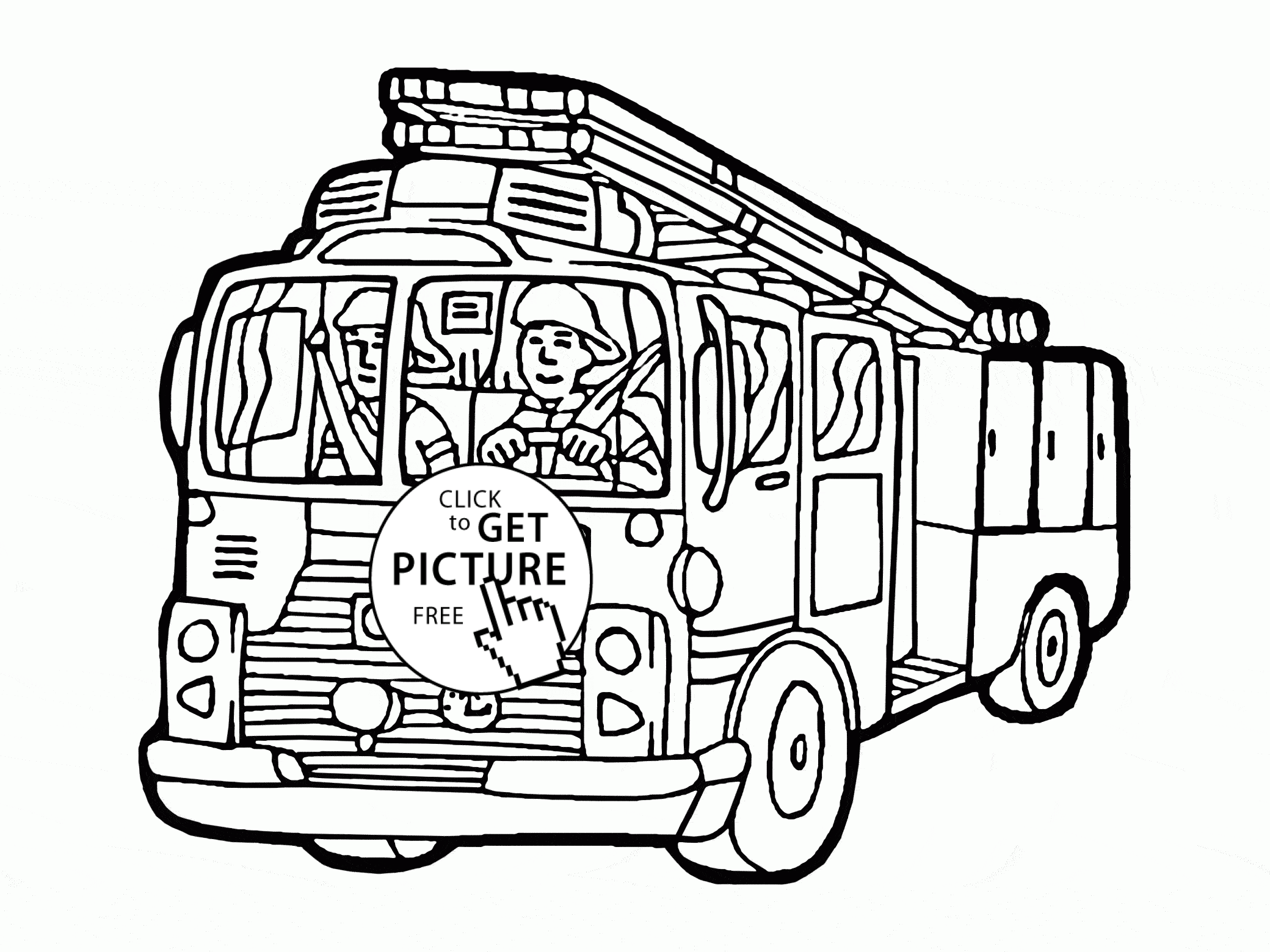 Free Fire Truck Coloring Pages Coloring Home
