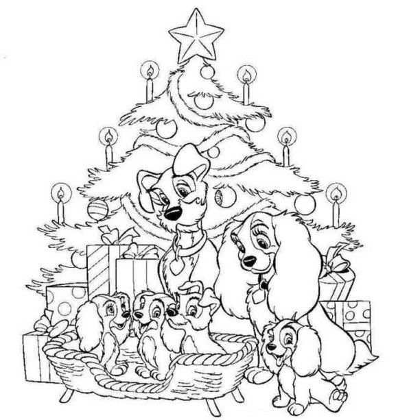 Disney Christmas Coloring Pages Printable Free | Christmas ...