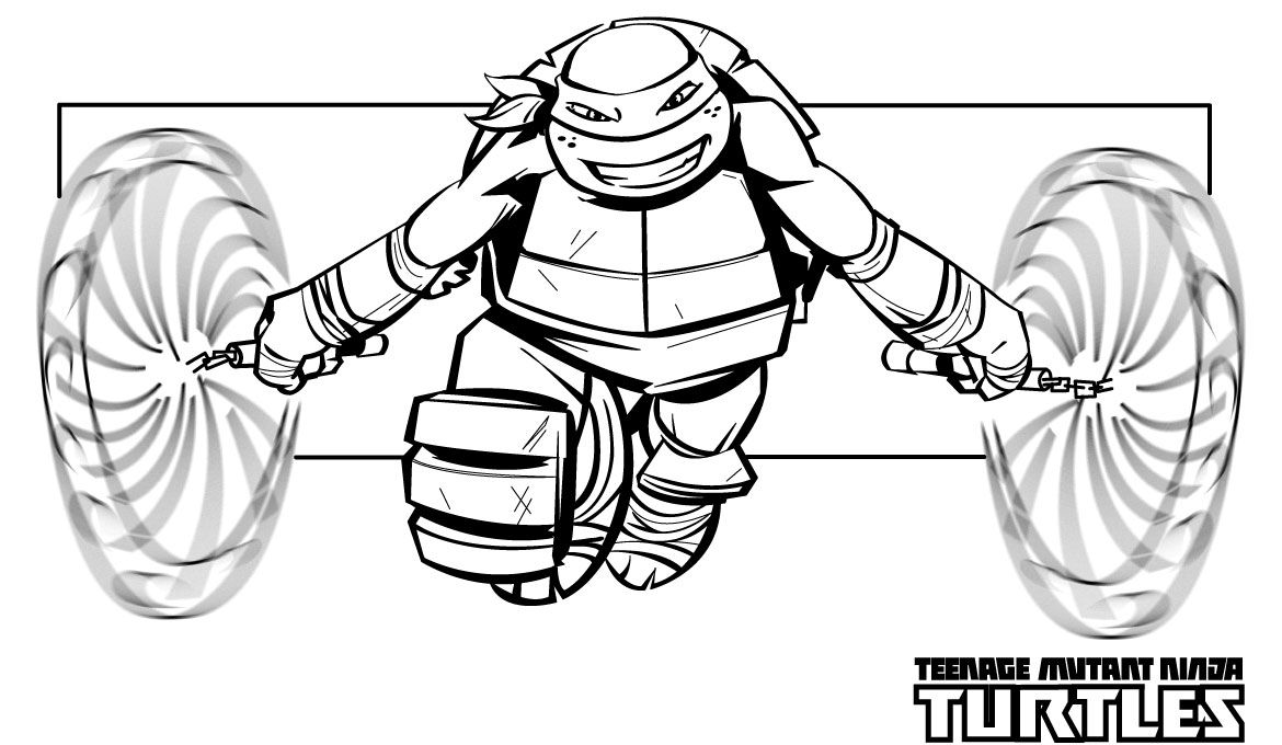 Ninja Turtles Coloring Pages Printable - Coloring Pages