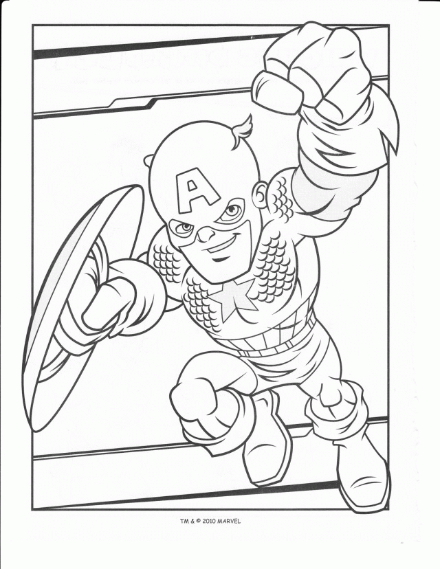 Shape Print And Color Super Hero Squad Coloring Pages Free All ...