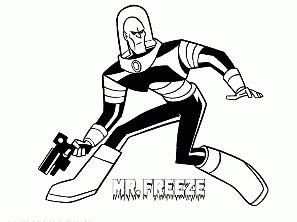 mr freeze coloring pages - High Quality Coloring Pages