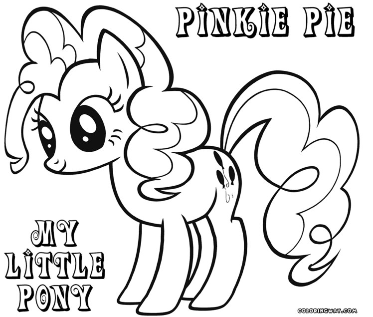 My Little Pony Pinkie Pie Coloring Pages - Coloring Home