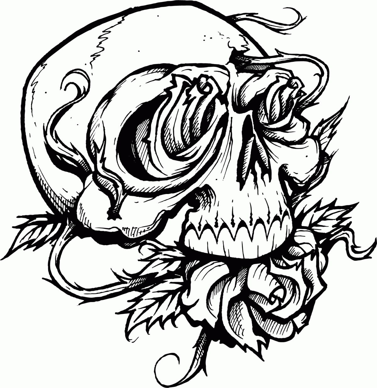 Skulls Sugar Skull, Coloring Pages And Day Of The Dead Coloring Home