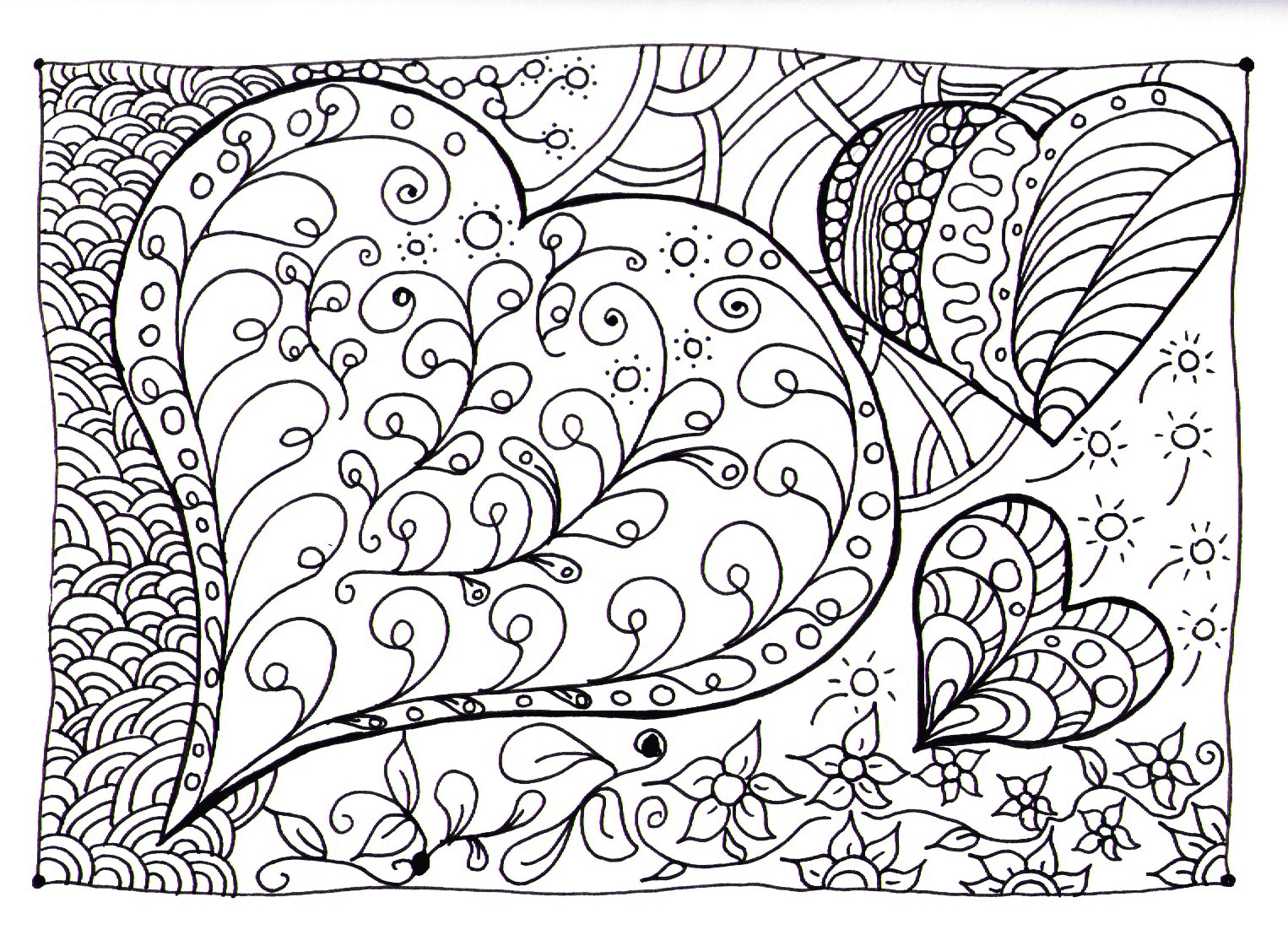 prev next printable doodle art coloring pages more printables ...