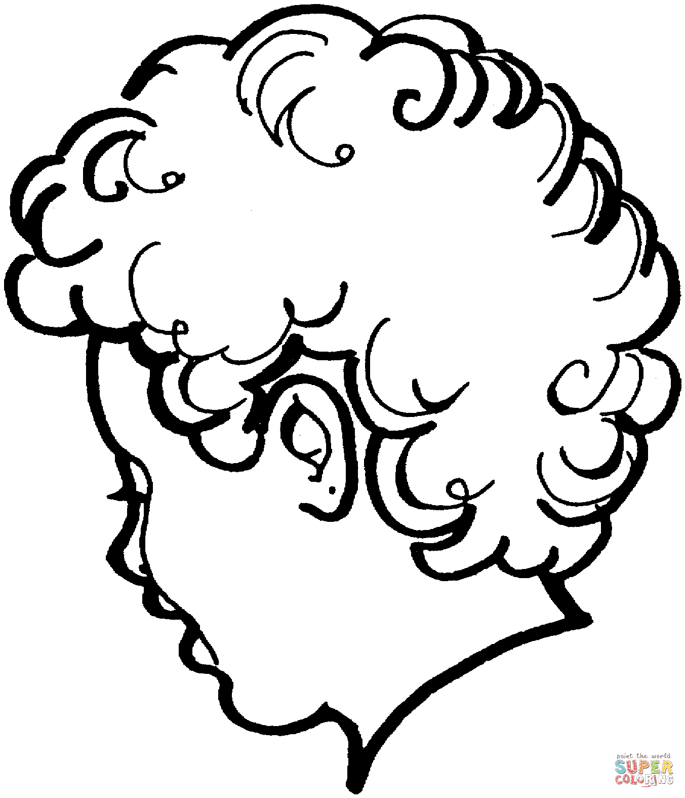 Face and body coloring pages | Free Coloring Pages