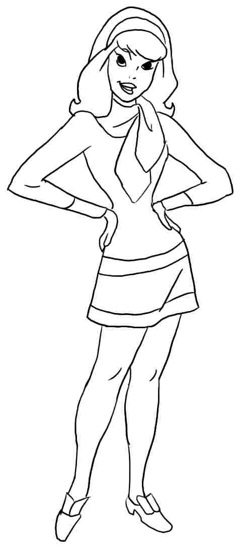 9 Pics of Daphne Scooby Doo Coloring Pages - Scooby Doo Daphne ...