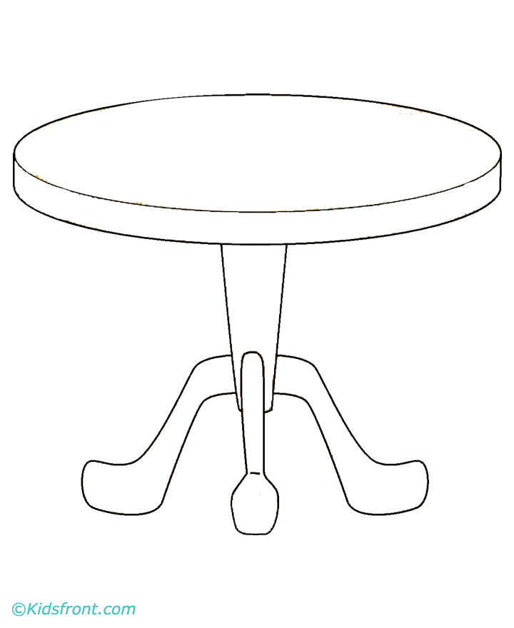 tables coloring pages - photo #31