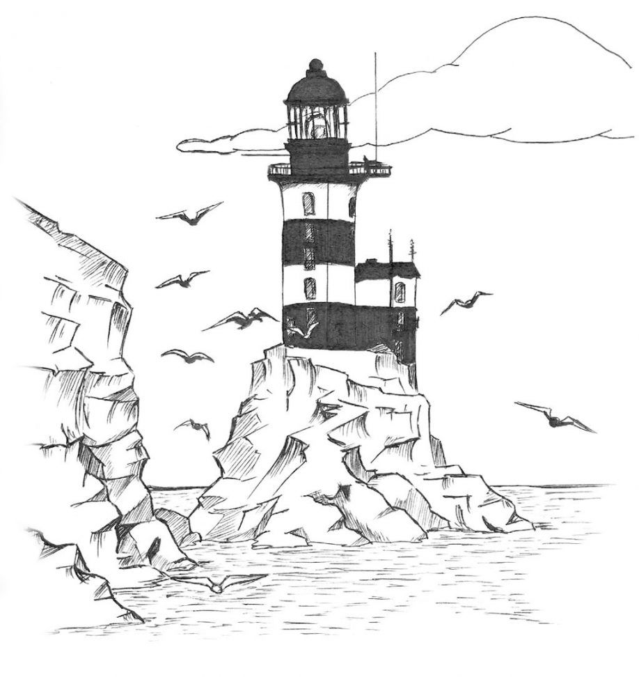 Lighthouse Coloring Pages Lighthouse Coloring Pages For Adults ...