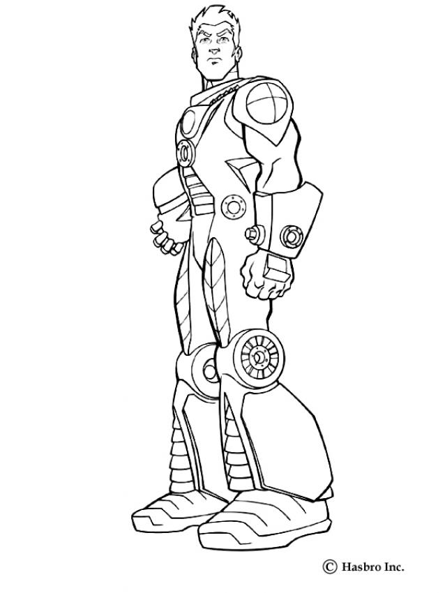 ACTION MAN coloring pages : 16 free superheroes coloring sheets