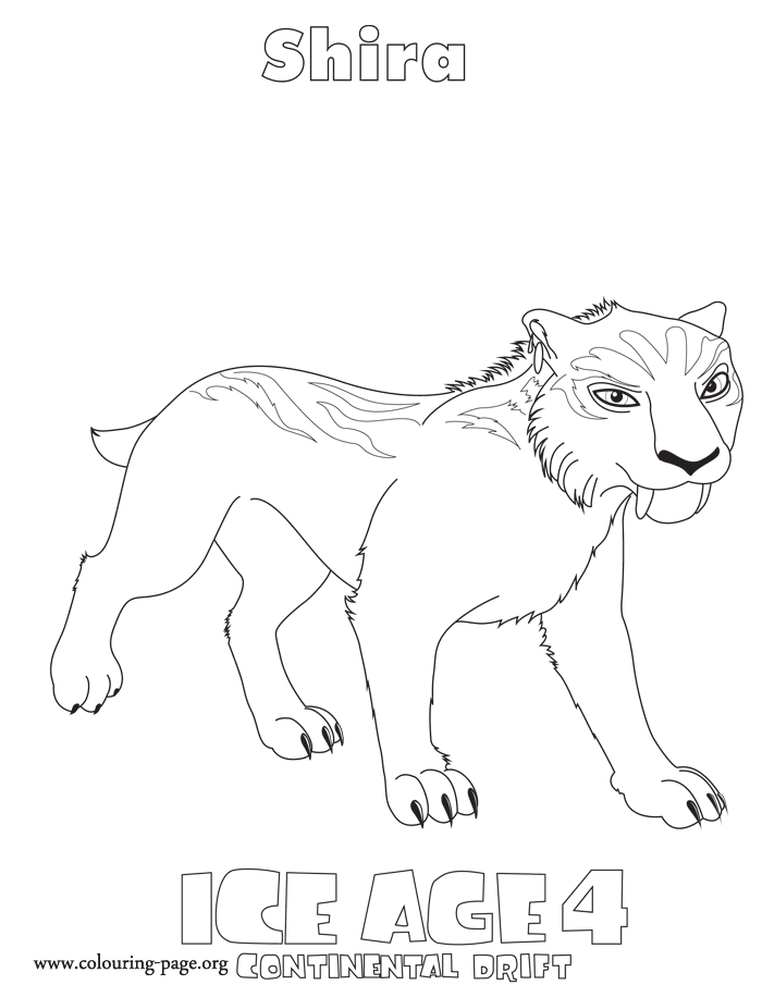 Coloring pages Â© Ice Age