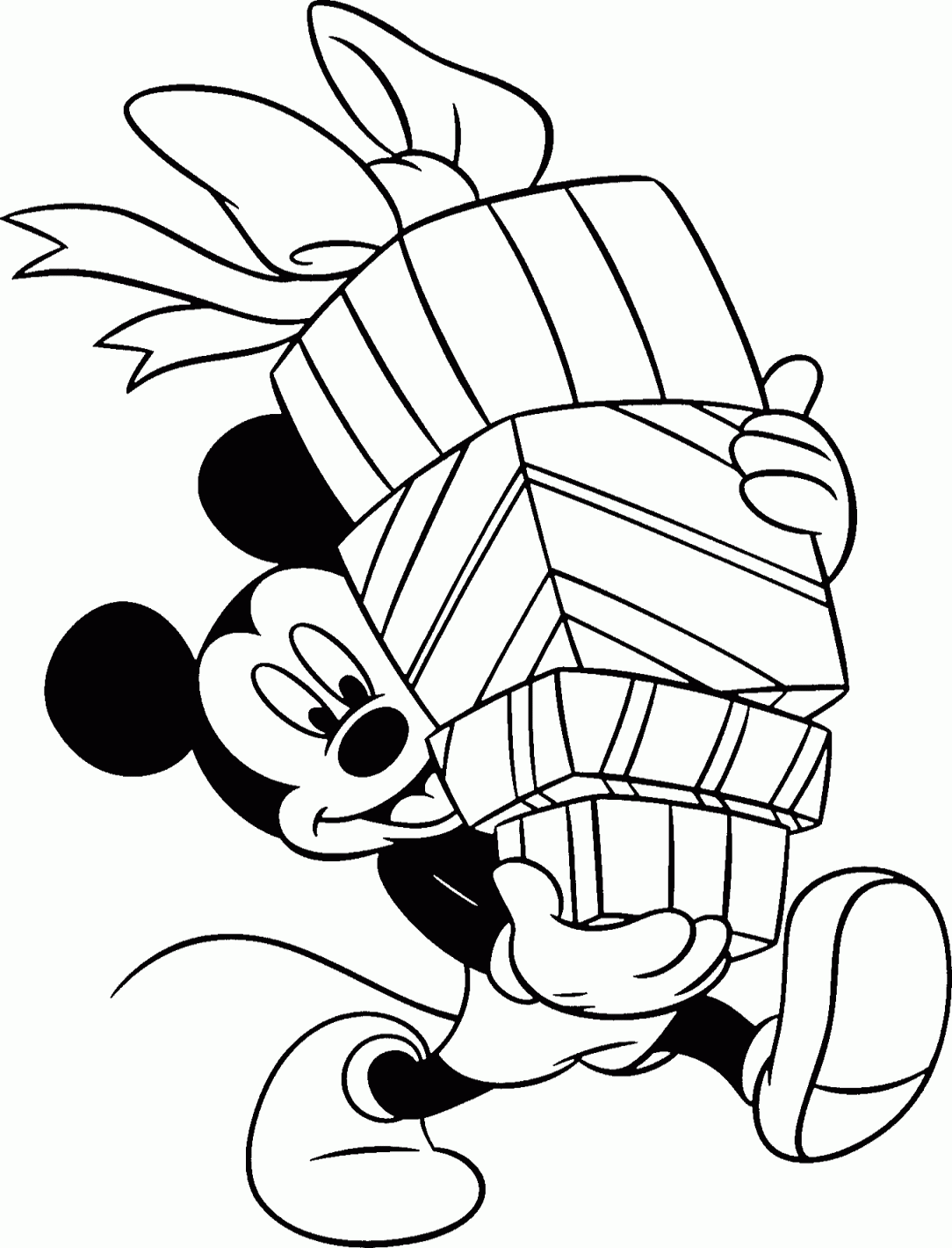 Mickey Mouse Balloon Coloring Pages - Coloring Home