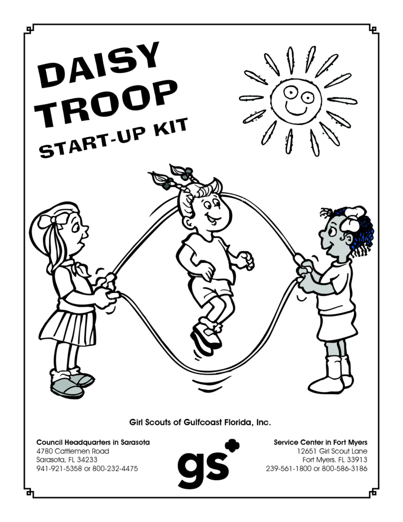 Coloring Pages: Daisy Girl Scout Printables Coloring Pages For ...