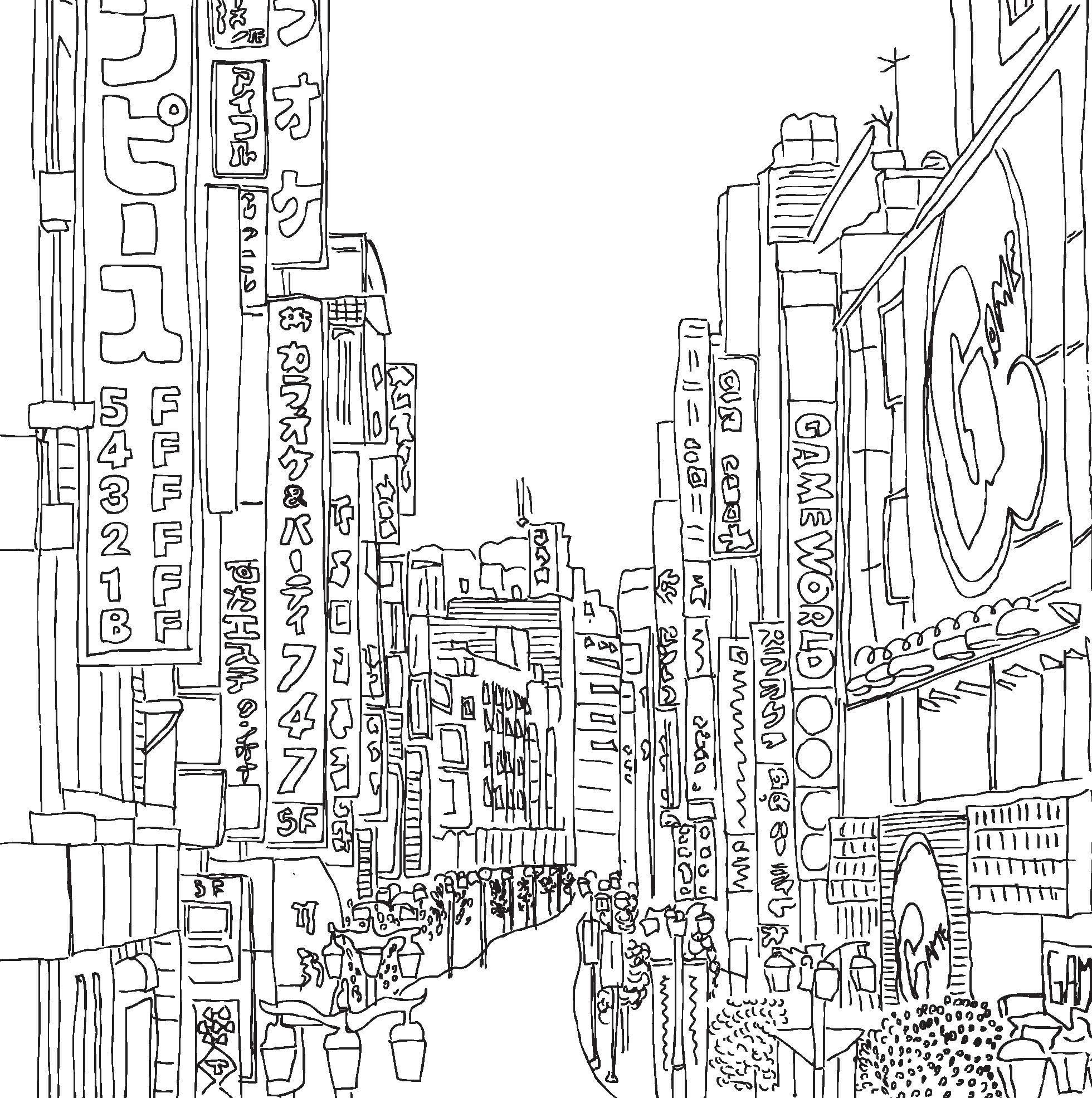 Cities Coloring Pages - Coloring Home