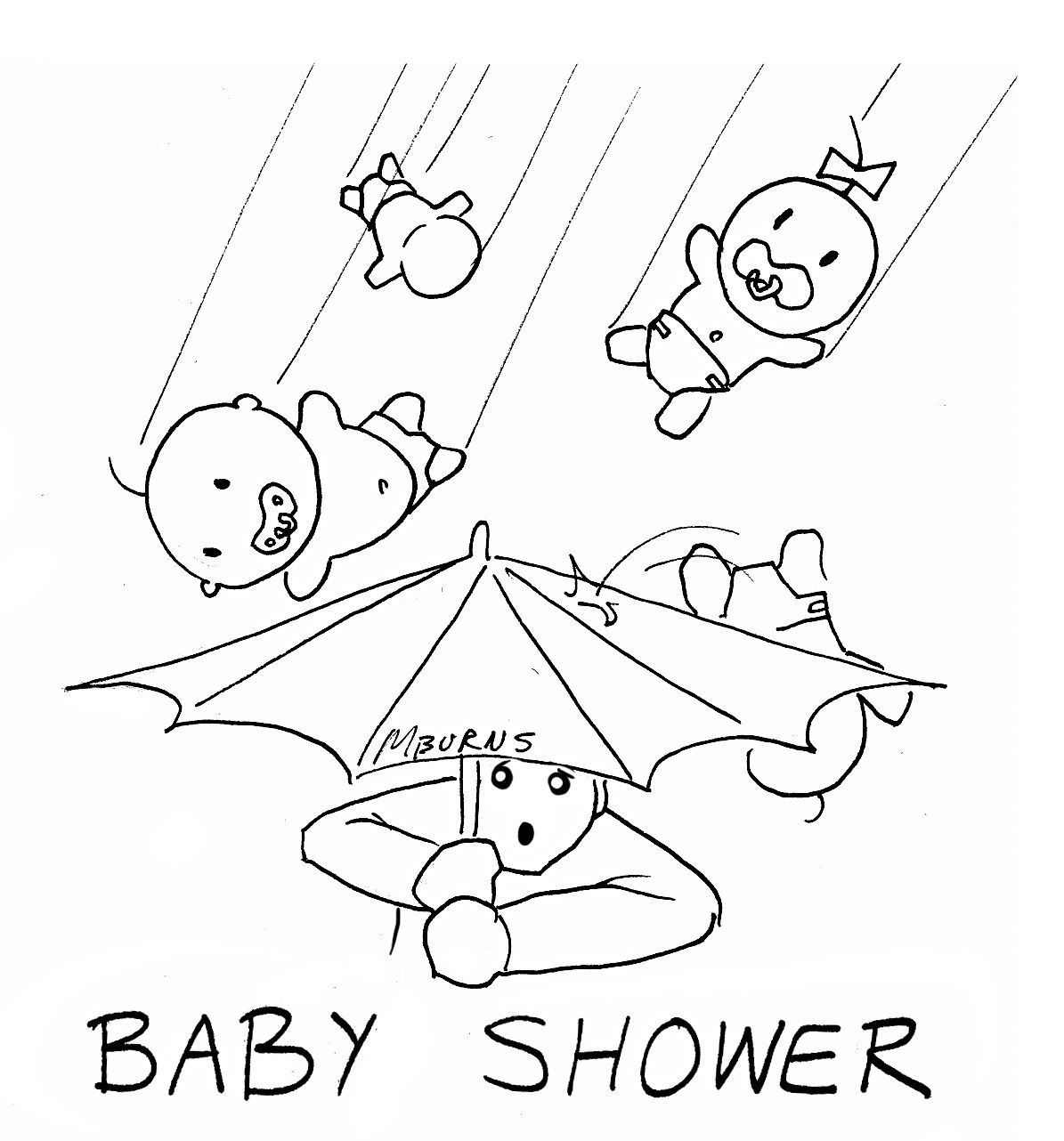 Free Printable Baby Shower Coloring Pages - Coloring Home