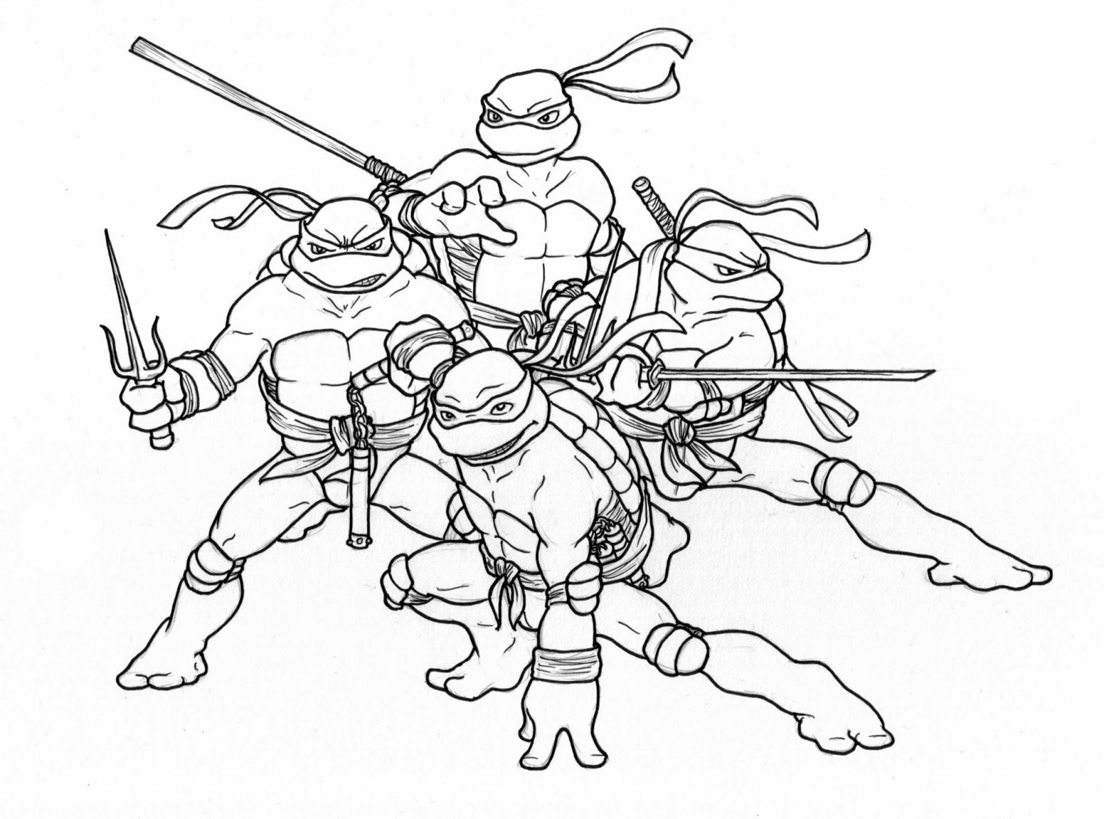 Coloring Pages Teenage Mutant Ninja Turtles - Coloring Home