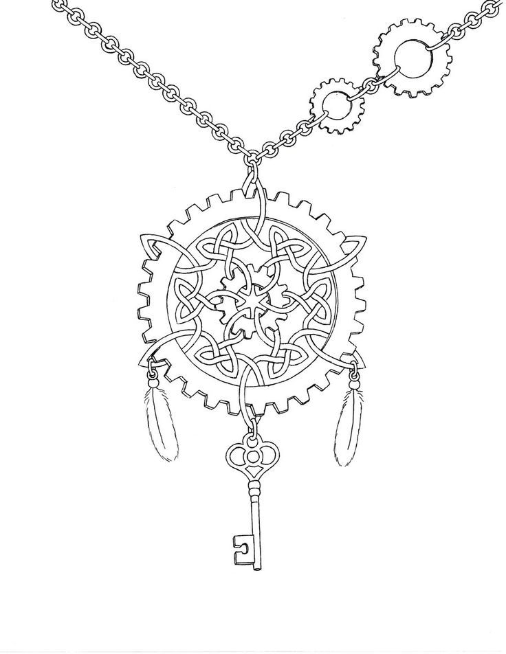 free steampunk coloring pages | Steampunk Celtic Knot by mynameis ...