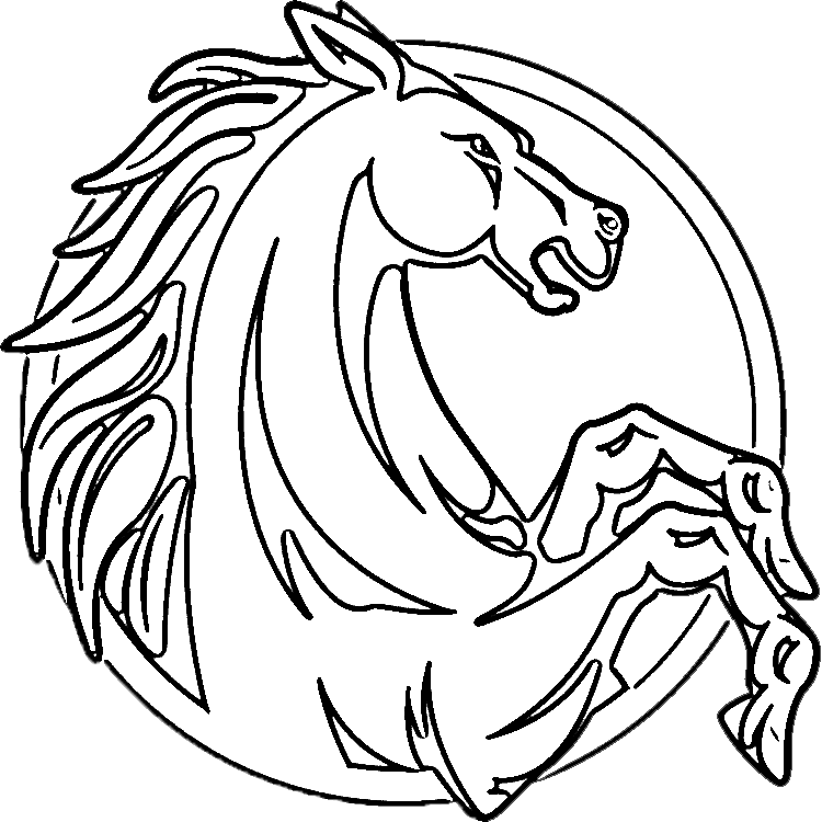 7 Pics of Rearing Horse Coloring Pages - Cartoon Rearing Horse ...