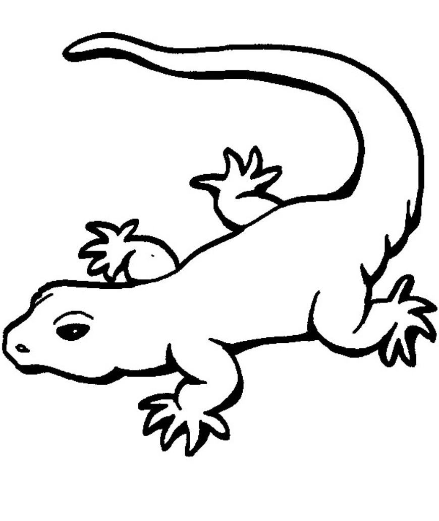 Coloring: Leopard Gecko Coloring Pages