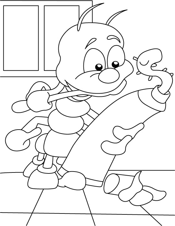 Centipede-no entry in my home coloring pages | Download Free Centipede-no  entry in my home coloring pages for kids | Best Coloring Pages