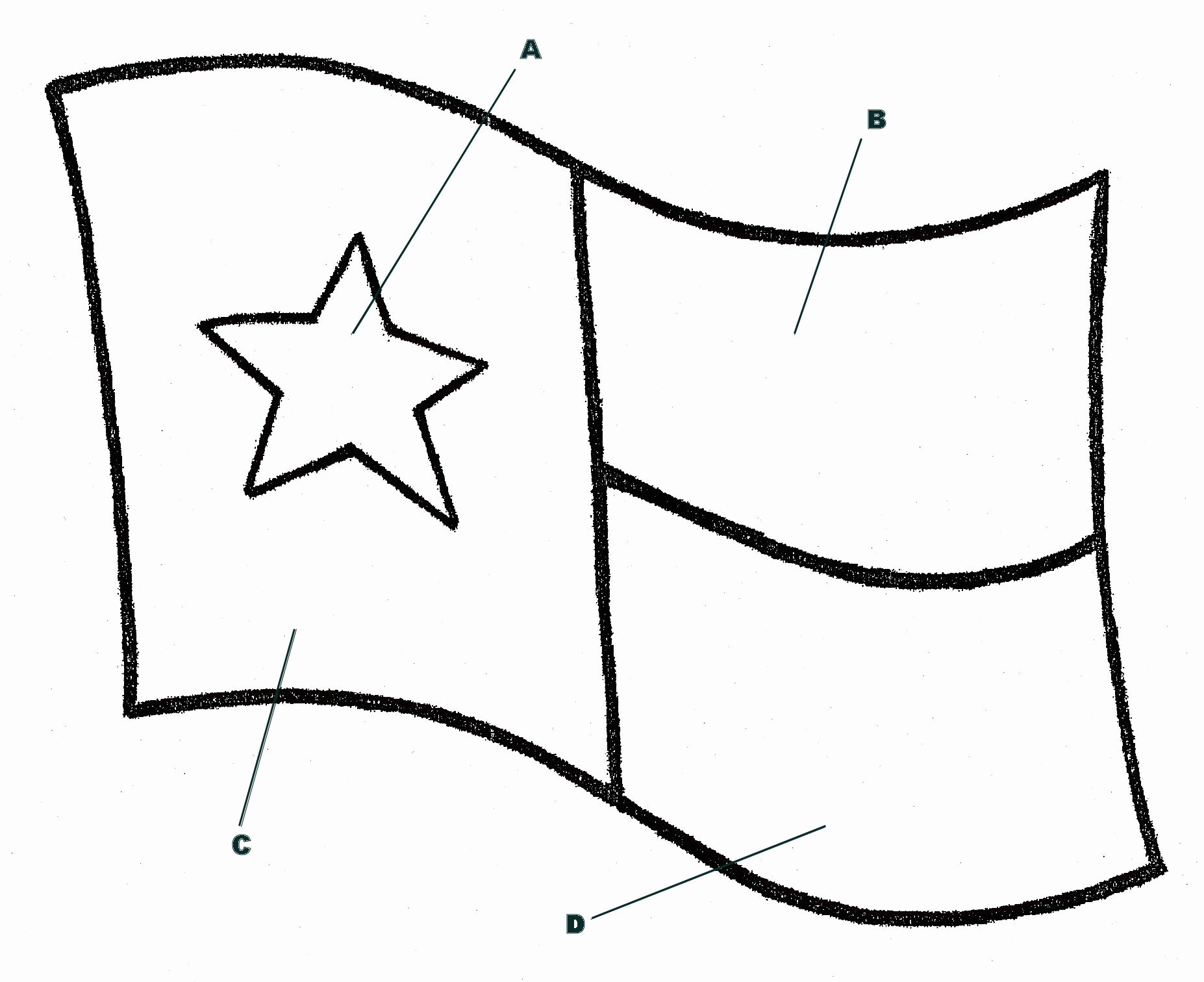 Texas Flag Coloring Page - Coloring Home