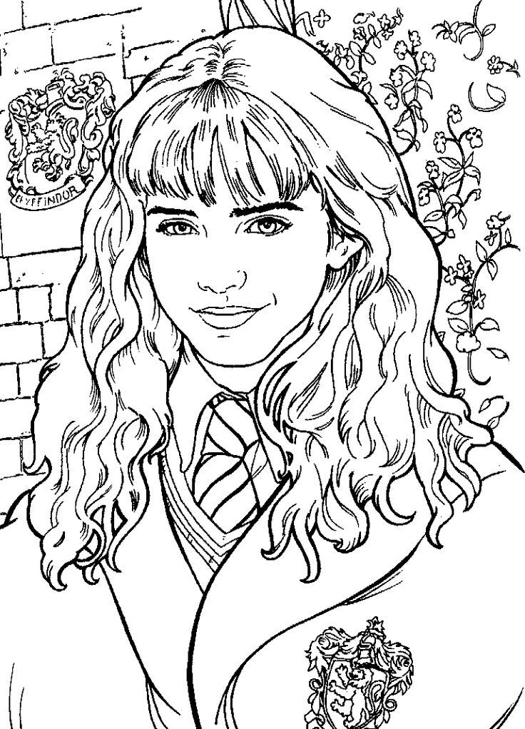 Harry Potter Coloring Pages Hogwarts Crest Coloring Home