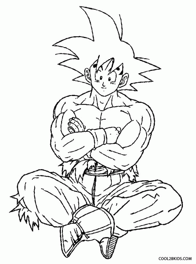 Goku Ss Coloring Page - Coloring Home