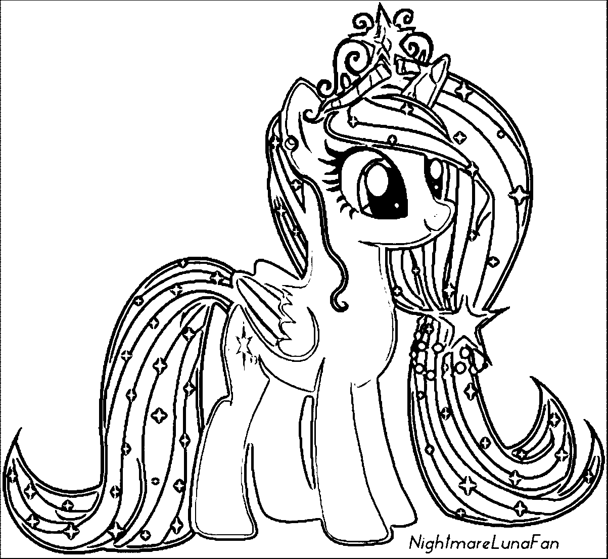 My Little Pony Coloring Pages Twilight Sparkle And Friends - Coloring Home