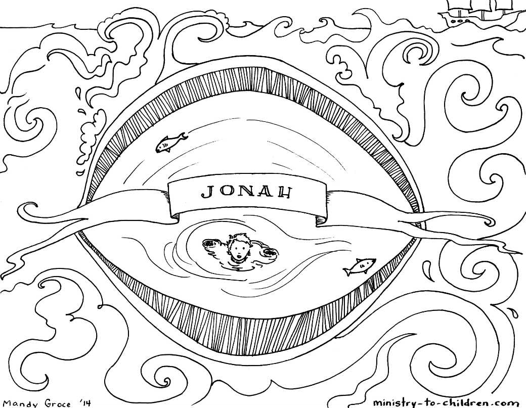 Jonah Coloring | MINISTRY-TO-CHILDREN